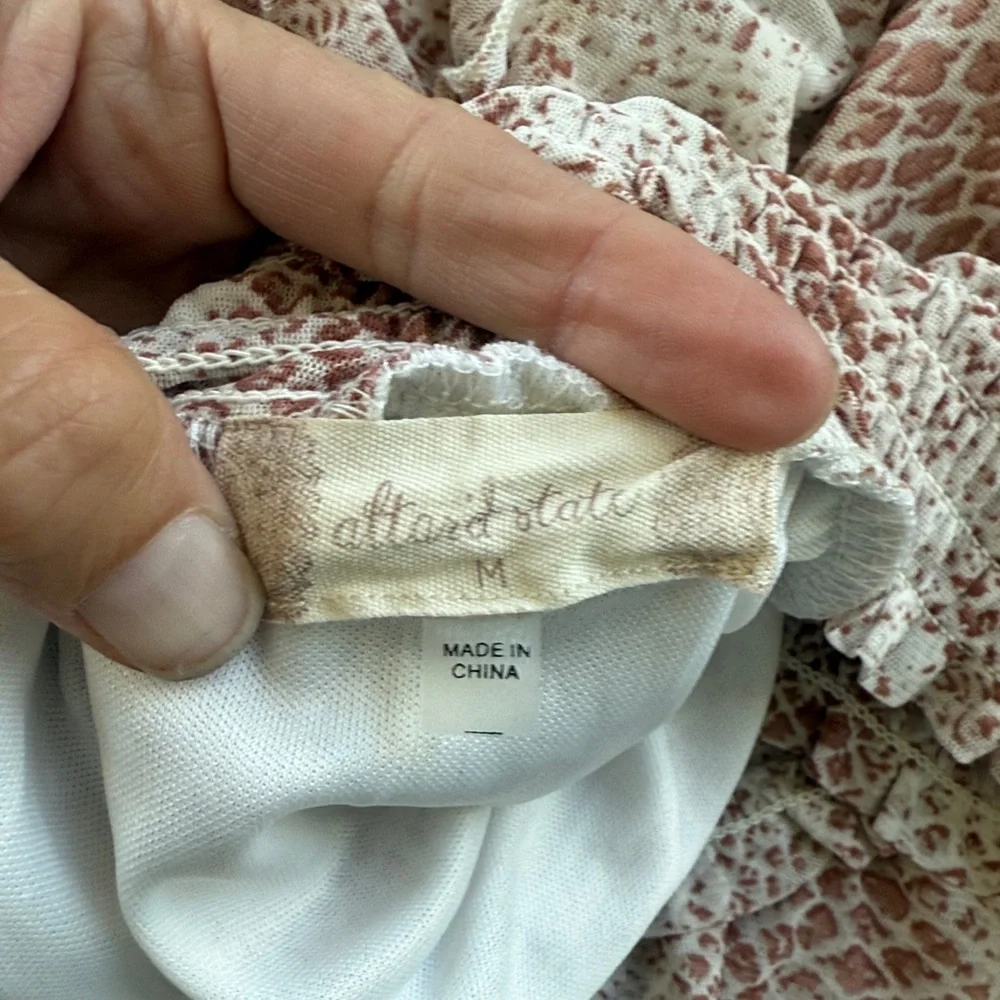 Altar’d State Snake Print Ruffle Skirt - Picture 5 of 6